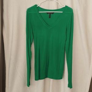 SALE 5 for $7: BCBGMaxAzria Tissue-Weight Green Top, Medium